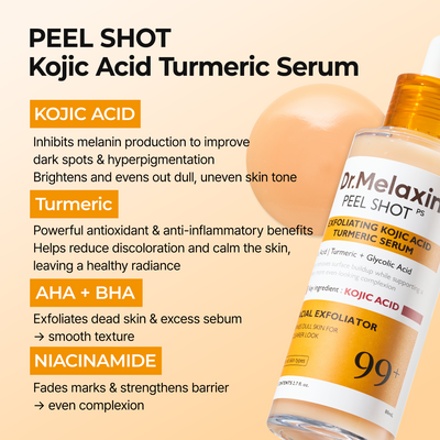 Peel Shot Kojic Acid Turmeric Duo